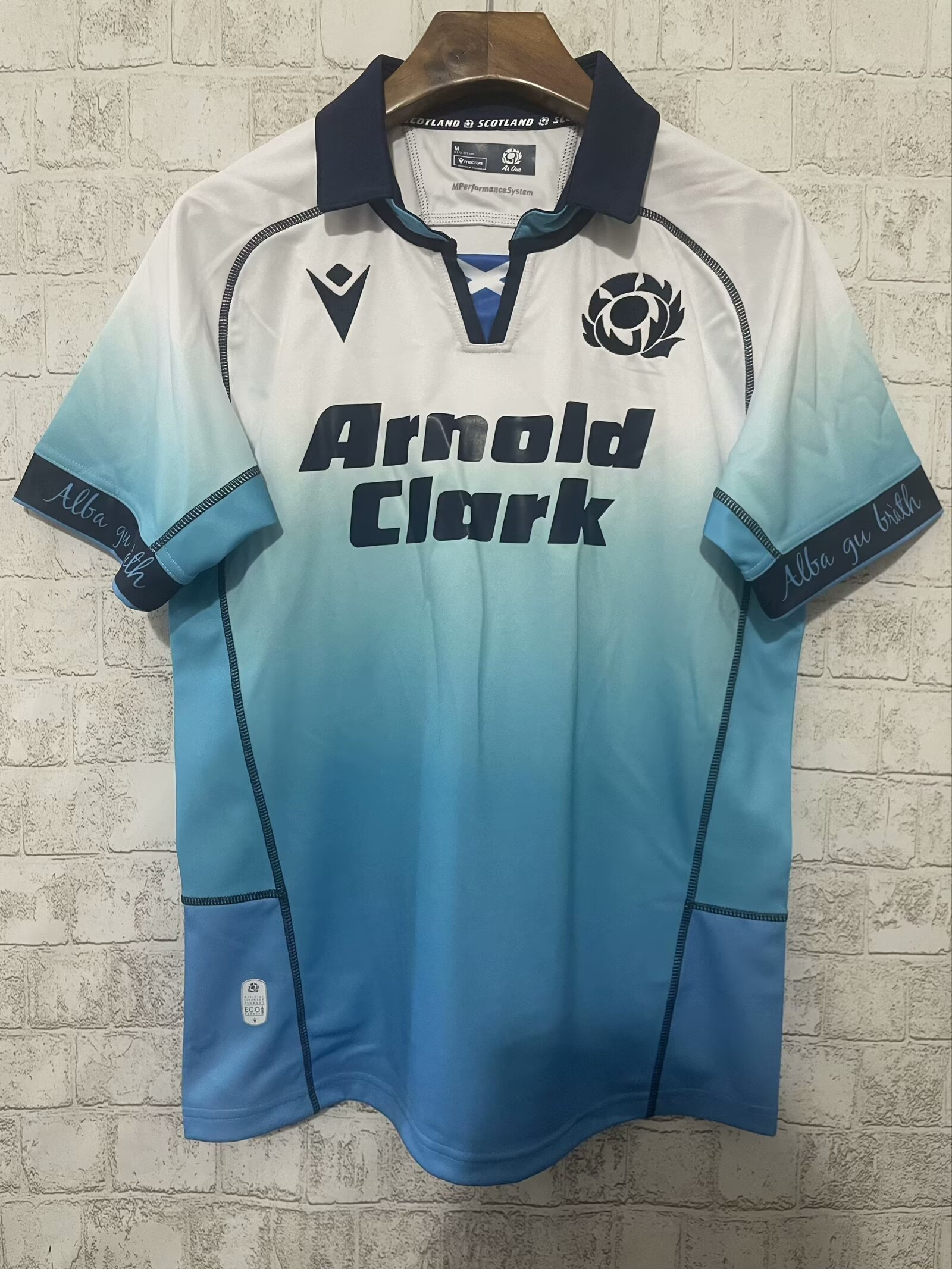 2024-25 Season Scotland Away Blue & White Thailand Rugby Shirts-805