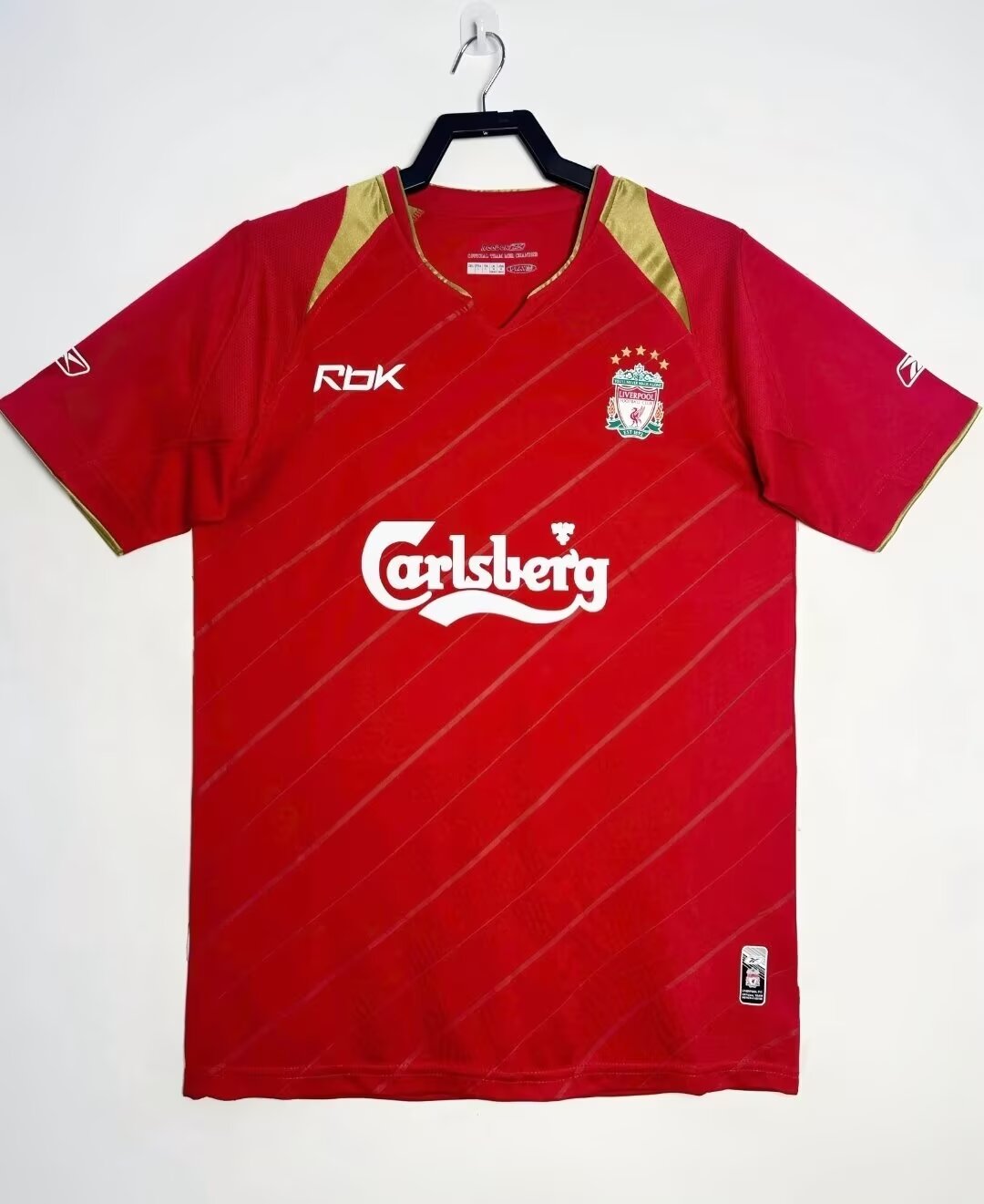 05-06 Retro Version Liverpool Home Red Thailand Soccer Jersey AAA-710/811