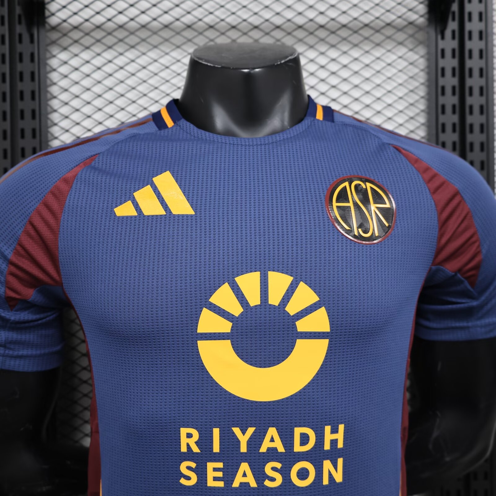 Player Version 2024/25 Roma 2nd Away Blue Thailand Soccer Training Jerseys-888