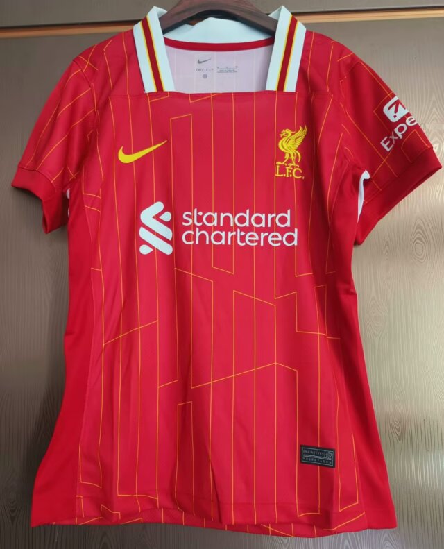 2024/25 Liverpool Home Red Thailand Female Soccer Jersey AAA-319