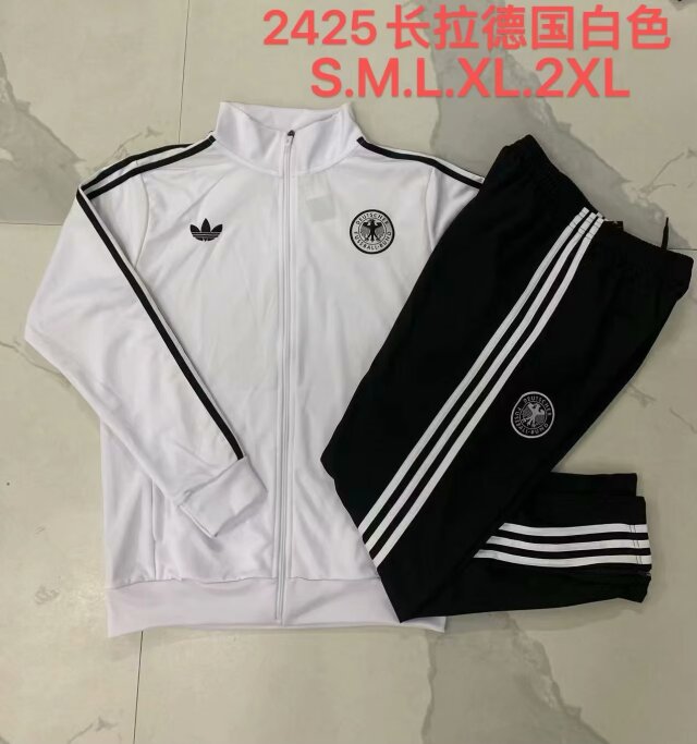 2024-25 Germany White Soccer Jacket Uniform-815