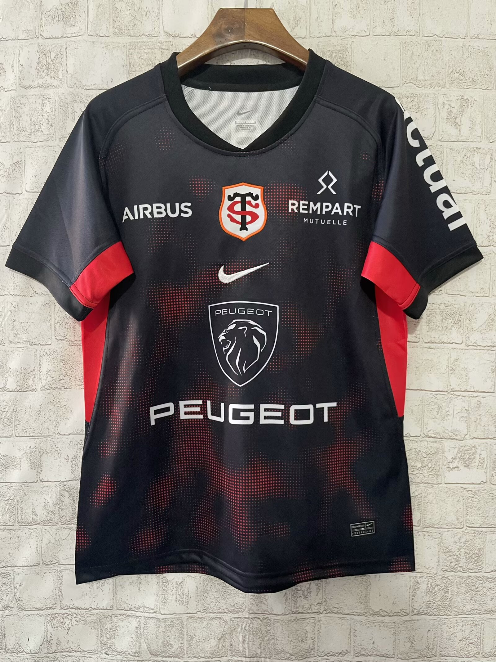 2024/25 Toulouse Home Black Thailand Rugby Shirts-805