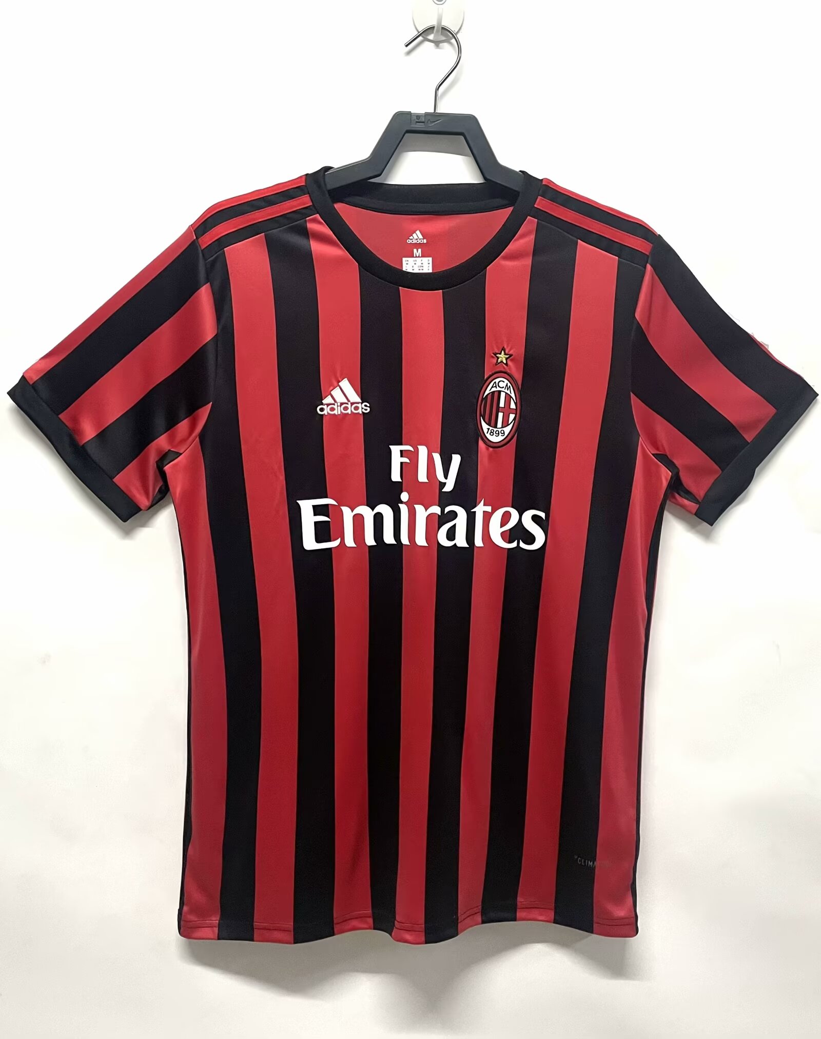 17-18 Retro Version AC Milan Home Red & Black Thailand Soccer Jersey AAA-811