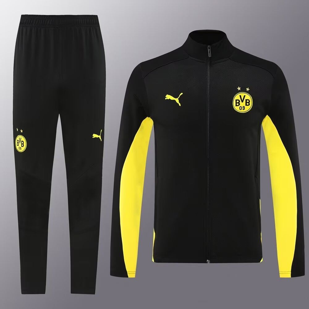 2024/25 #03 Borussia Dortmund Black & Yellow Jacket Uniform-LH