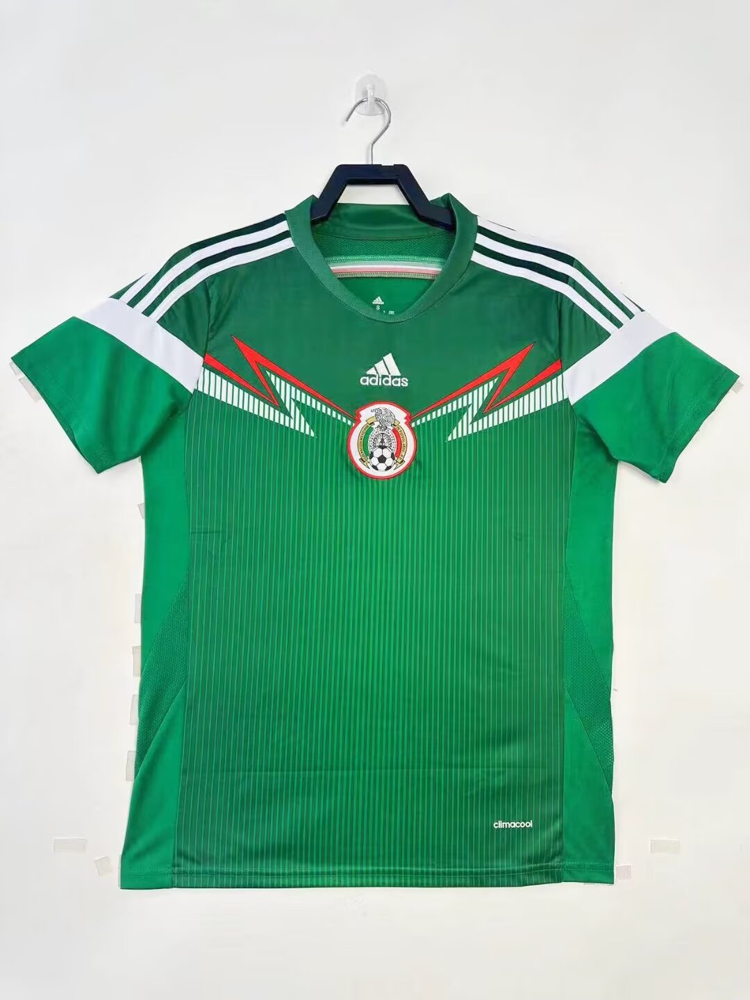 2014 Retro Version Mexico Home Green Thailand Soccer Jersey AAA-2041/811