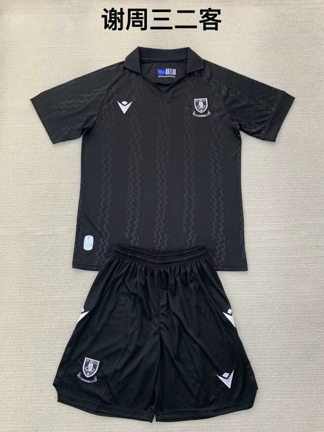 2024/25 Sheffield 2nd Away Black Soccer Uniform-208