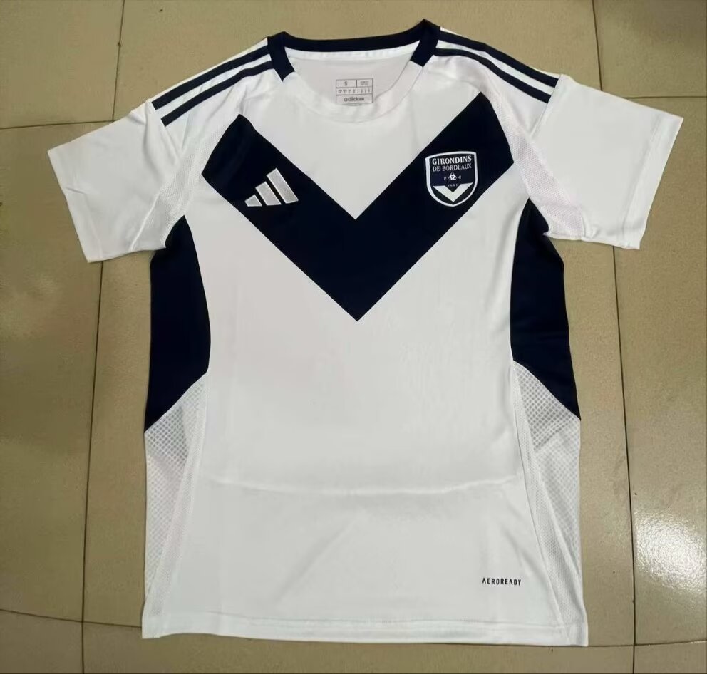 2024/25 FC Girondins de Bordeaux Away White Thailand Soccer Jersey-95