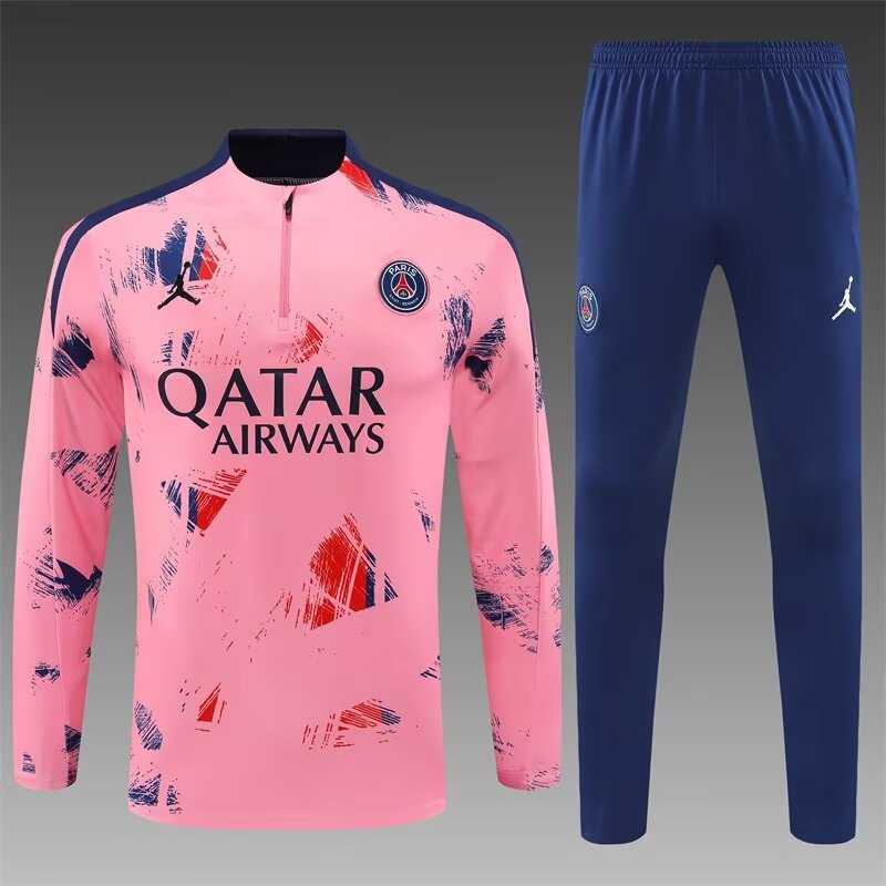 2024/25 Paris SG Pink Thailand Soccer Uniform-801