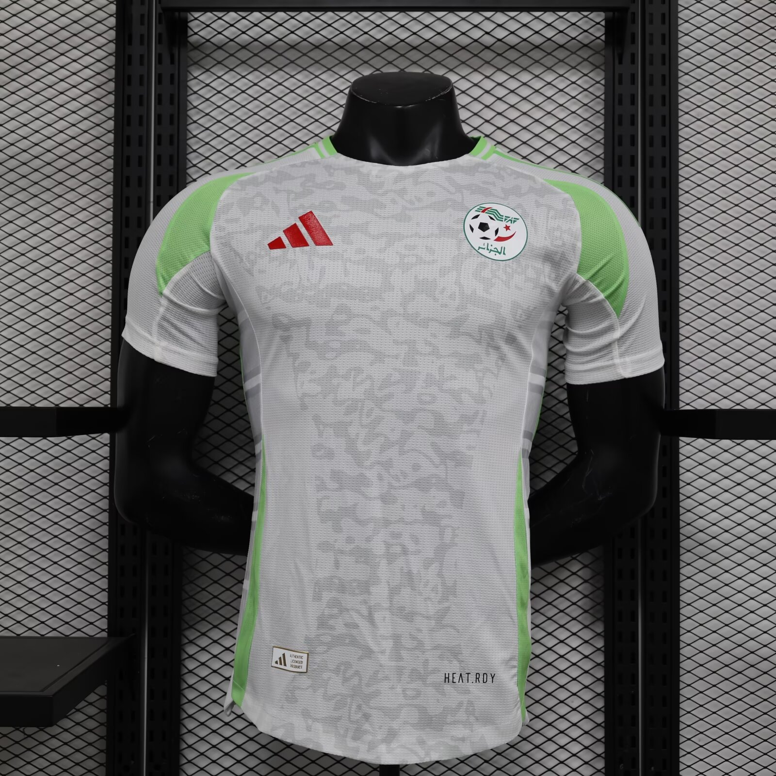 Player Version 2024/25 Algeria Home White & Gray Thailand Soccer Jersey AAA-888