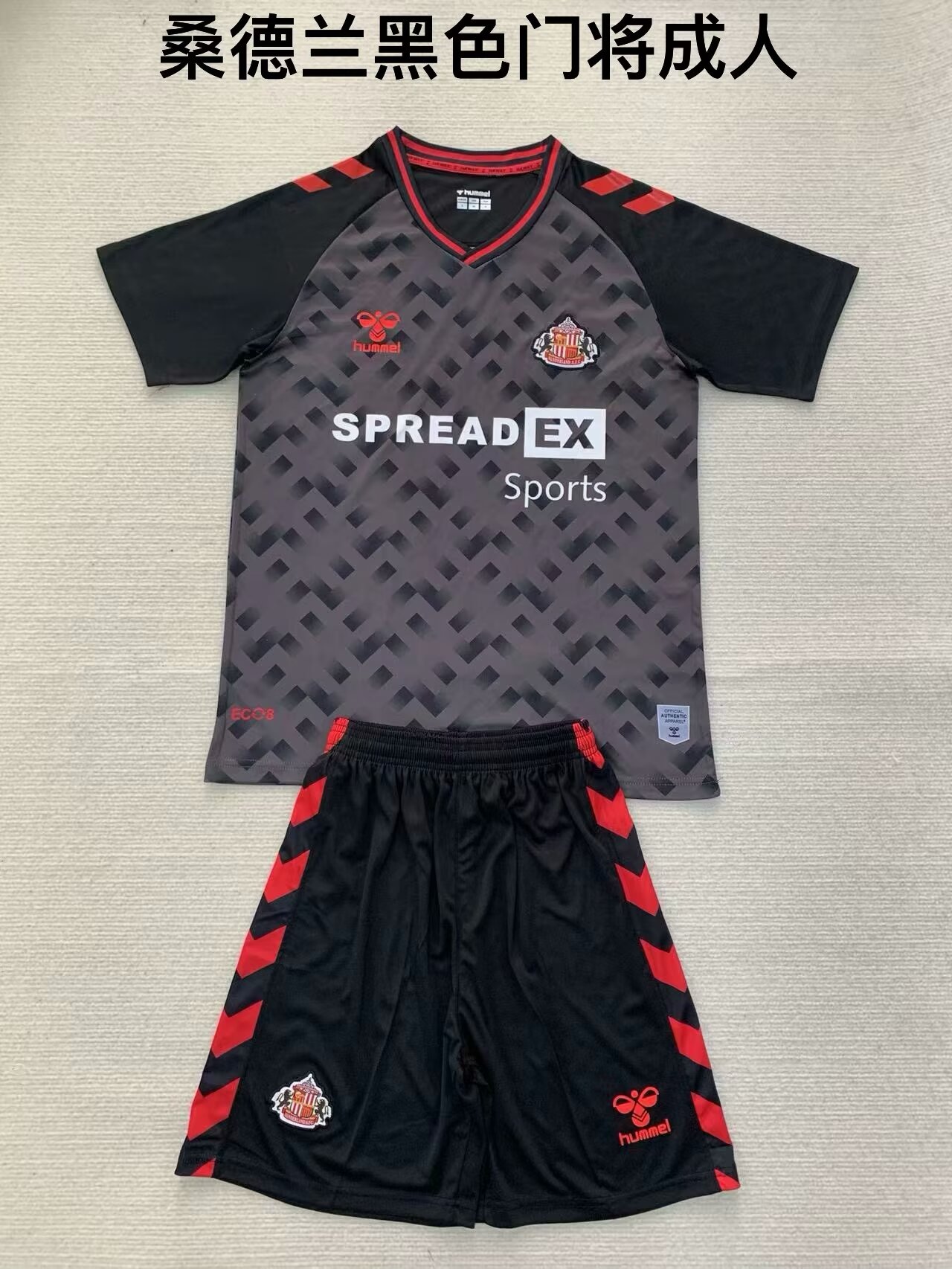 2024/25 Sunderland Goalkeeper Black Soccer Uniform AAA-208