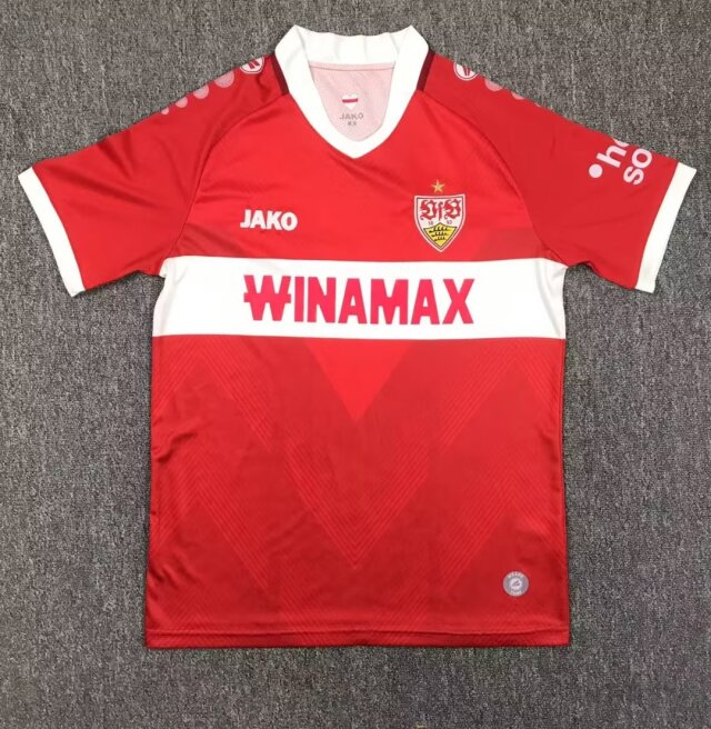 2024/25 VfB Stuttgart Away Red Thailand Soccer Jersey AAA-417/416