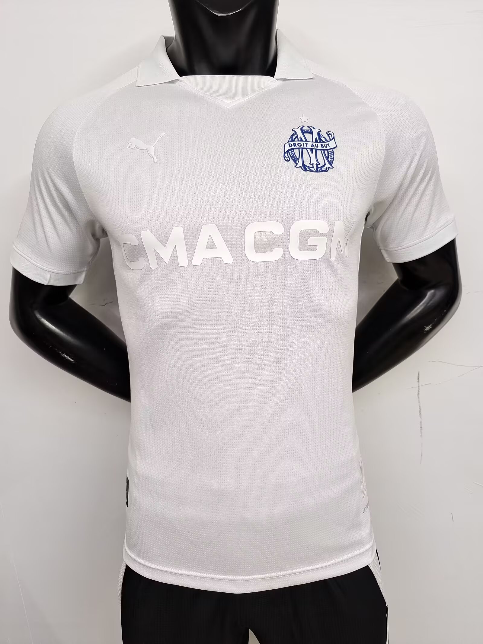 125th Player Commemorative Version 2024/25 Olympique de Marseille White Thailand Soccer Jersey AAA-MY