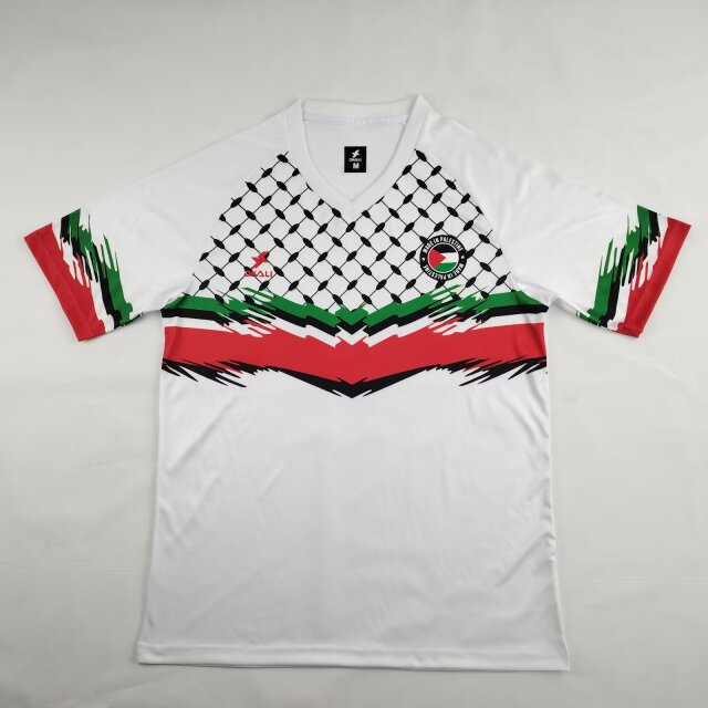 2024/25 Palestine White Thailand Soccer Jersey AAA-38