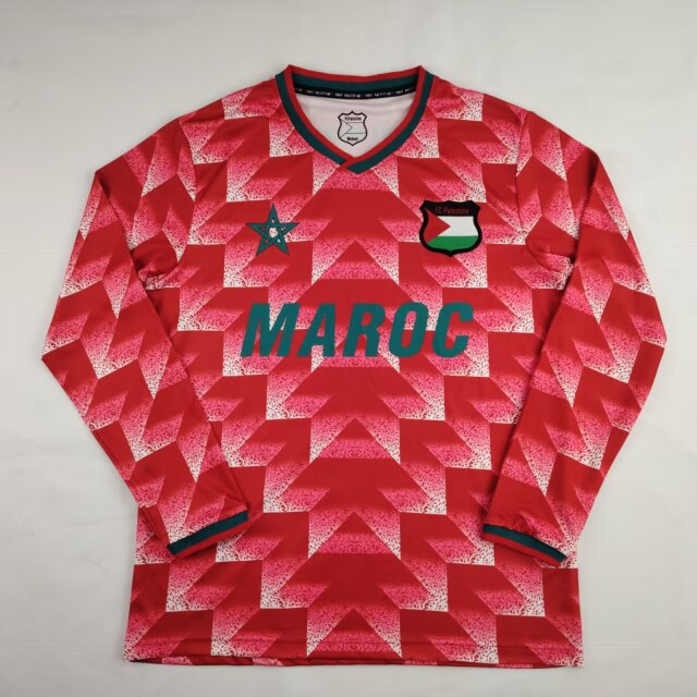 2024/25 Palestine Red Thailand LS Soccer Jersey-38