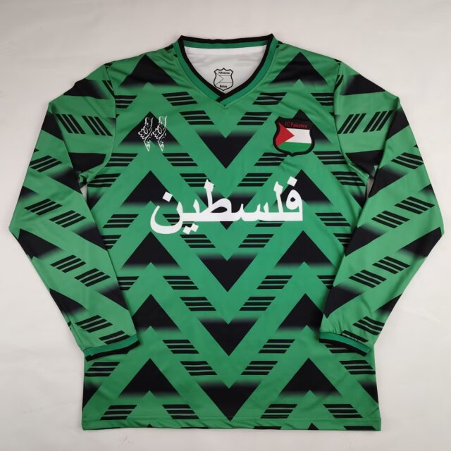 2024/25 Palestine Green Thailand LS Soccer Jersey-308