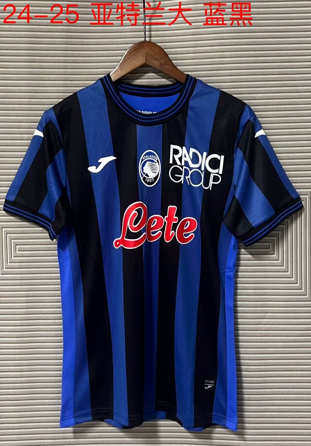 2024/25 Atalanta BC Black & Blue Thailand Soccer Jersey AAA-709