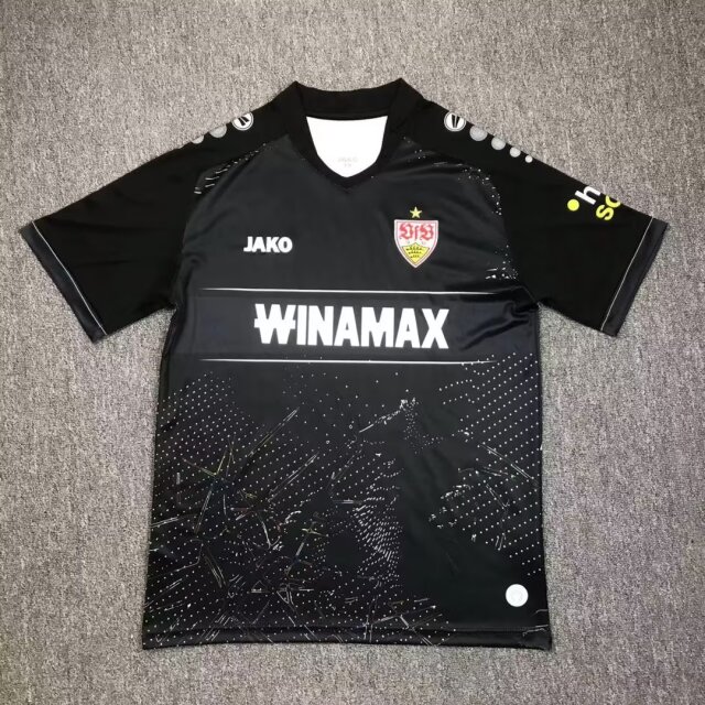 2024/25 VfB Stuttgart 2nd Away Black Thailand Soccer Jersey AAA-417