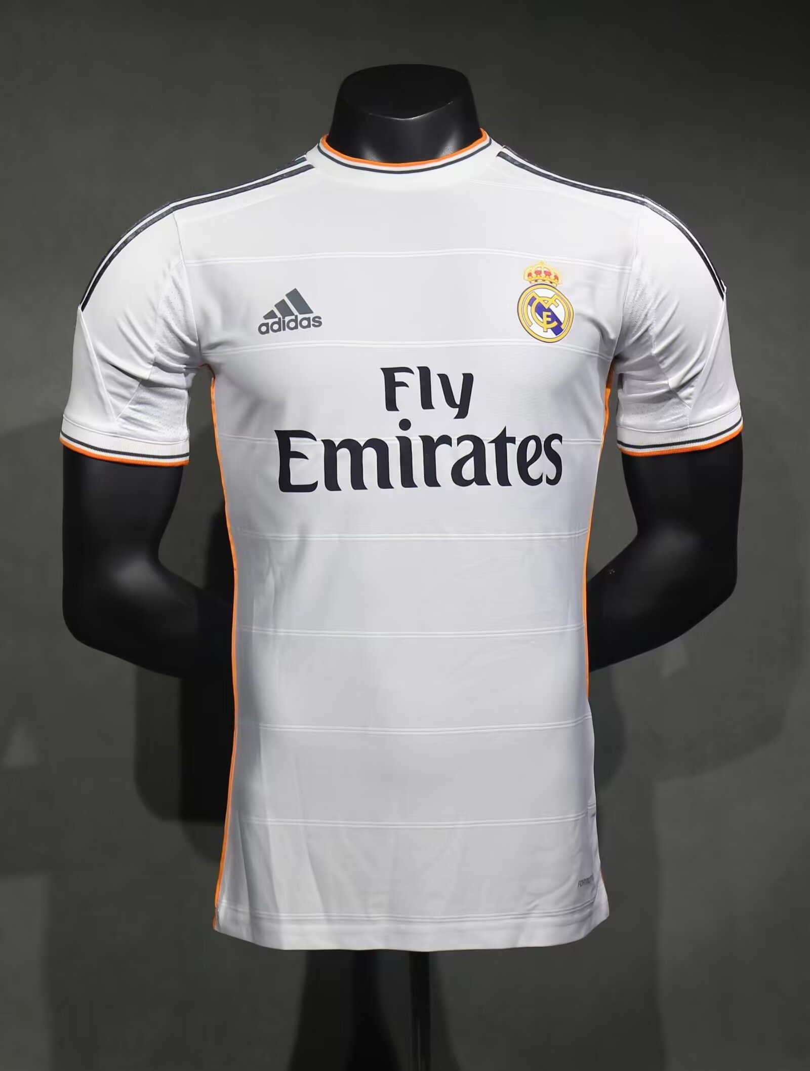 Player Retro Version 2013 Real Madrid Home White Thailand Soccer Jersey AAA-703