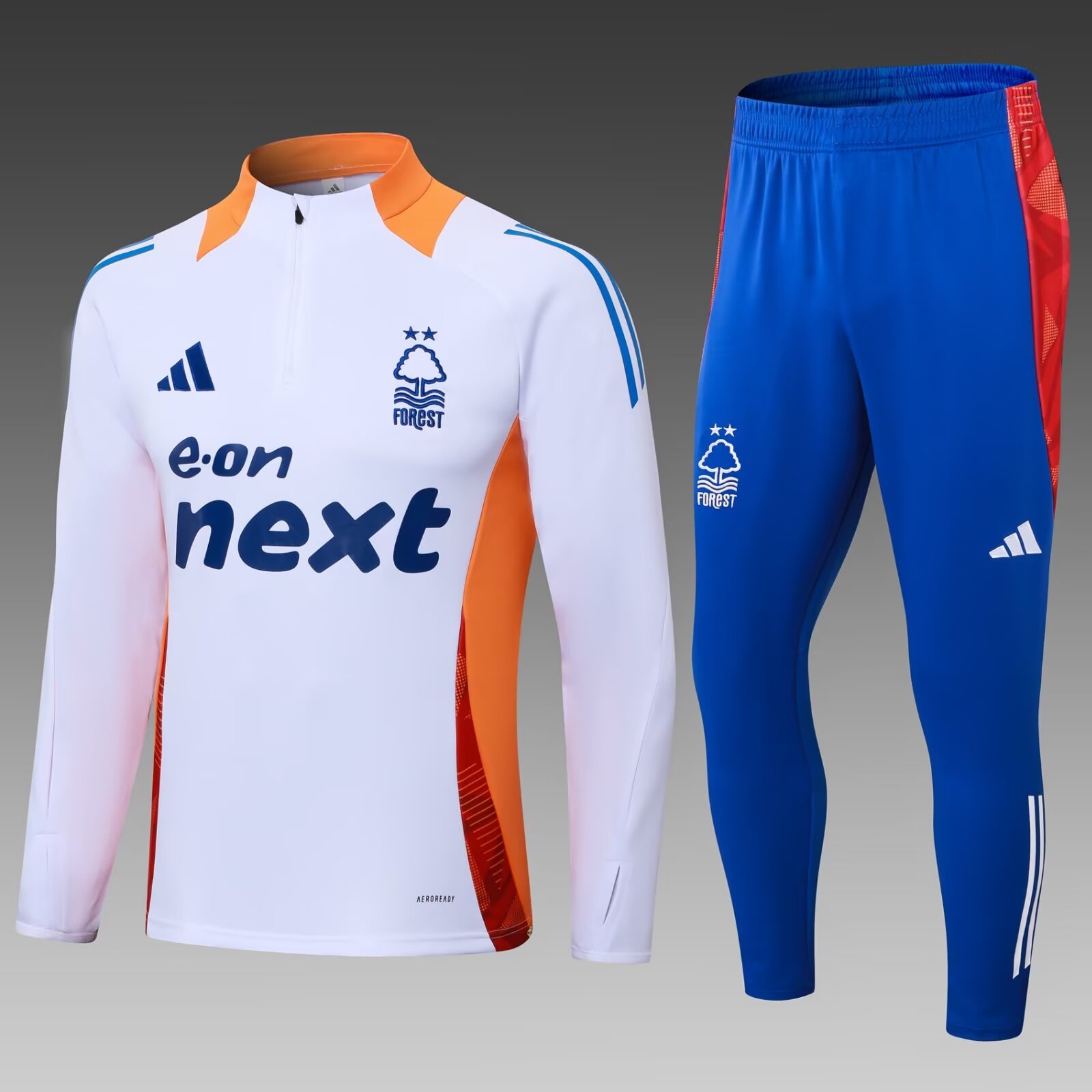 2024/25 Nottingham Forest White Soccer Tracksuit Uniform-411