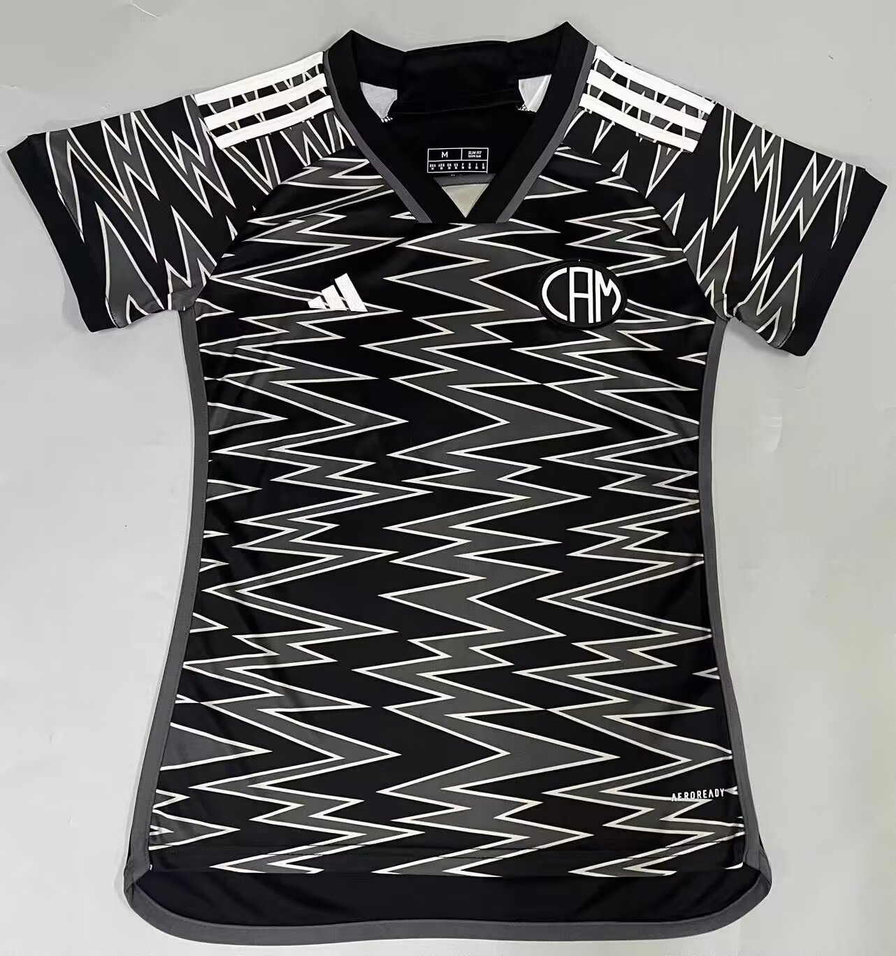 2024/25 Atlético Mineiro 2nd Away Black & Gray Female Soccer Jersey AAA-908