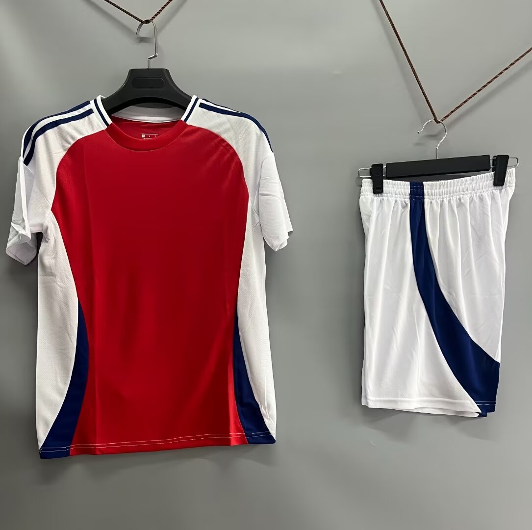 Customize 2024/25 Arsenal Home Red Soccer Uniform-DN