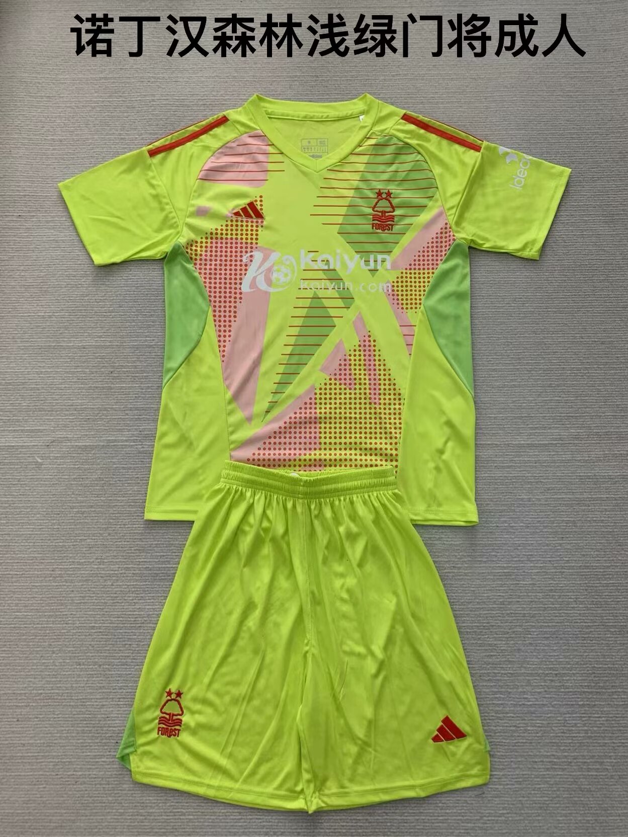 2024/25 Nottingham Forest Goalkeeper Green Thailand Soccer Jersey AAA-208