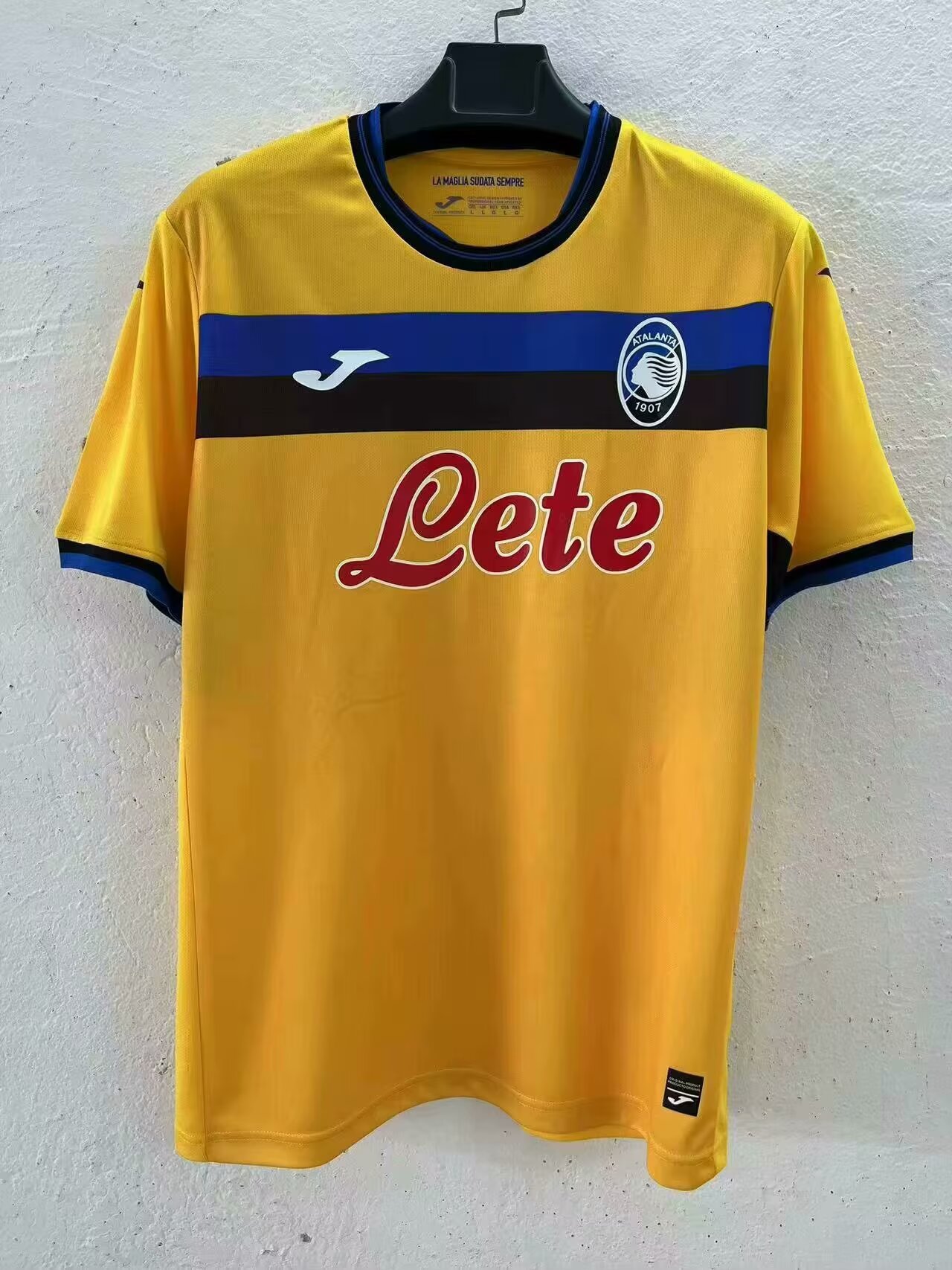 2024/25 Atalanta BC 2nd Away Yellow Thailand Soccer Jersey AAA-95