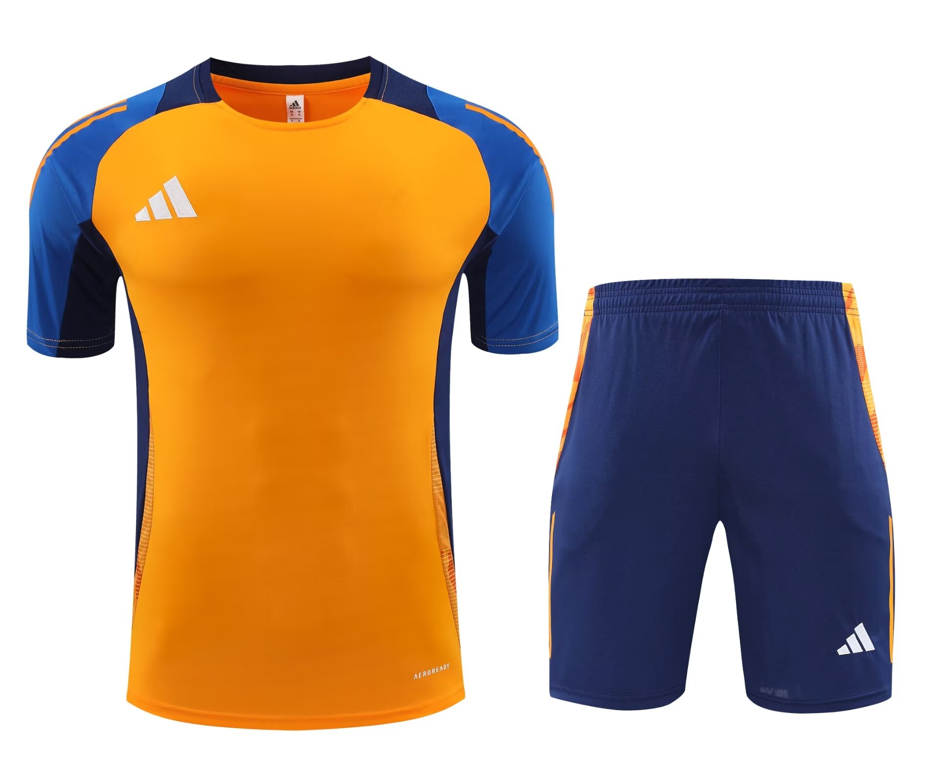 2024/25 Adida Orange Shorts-Sleeve Thailand Soccer Uniform-418