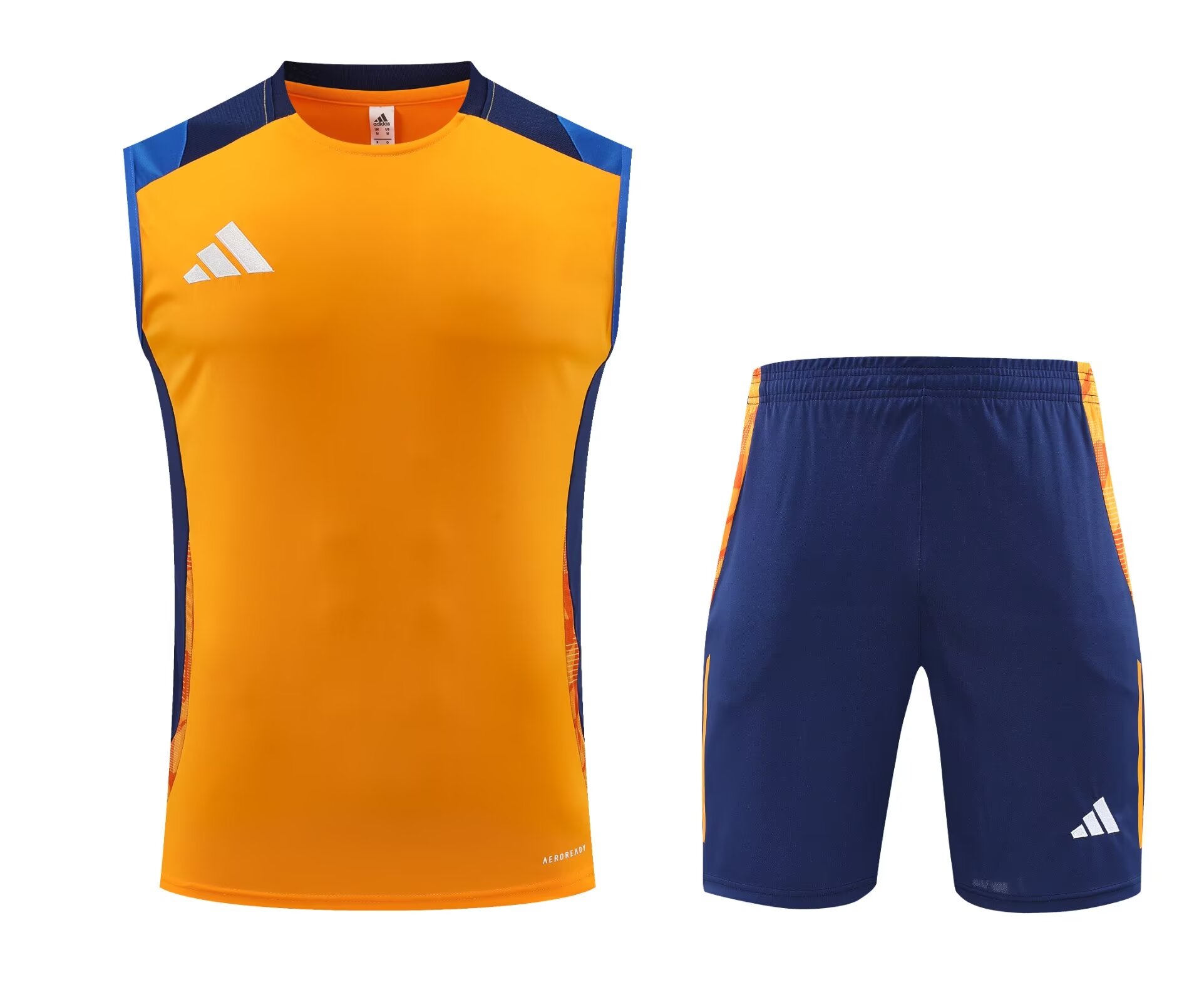 2024/25 Adida Orange Shorts-Sleeve Thailand Soccer Uniform-418