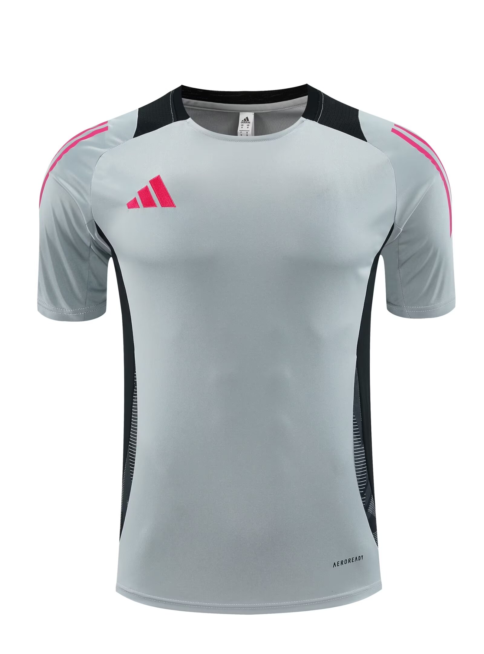 2024/25 Adida Gray Shorts-Sleeve Thailand Soccer Jerseys-418