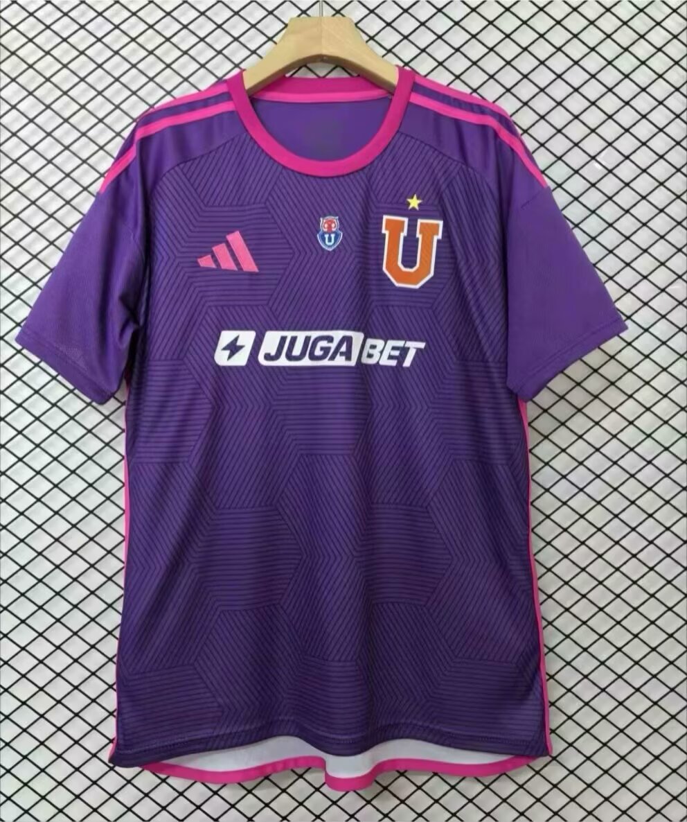 2024/25 Club Universidad de Chile 2nd Away Purple Soccer Jersey AAA-95