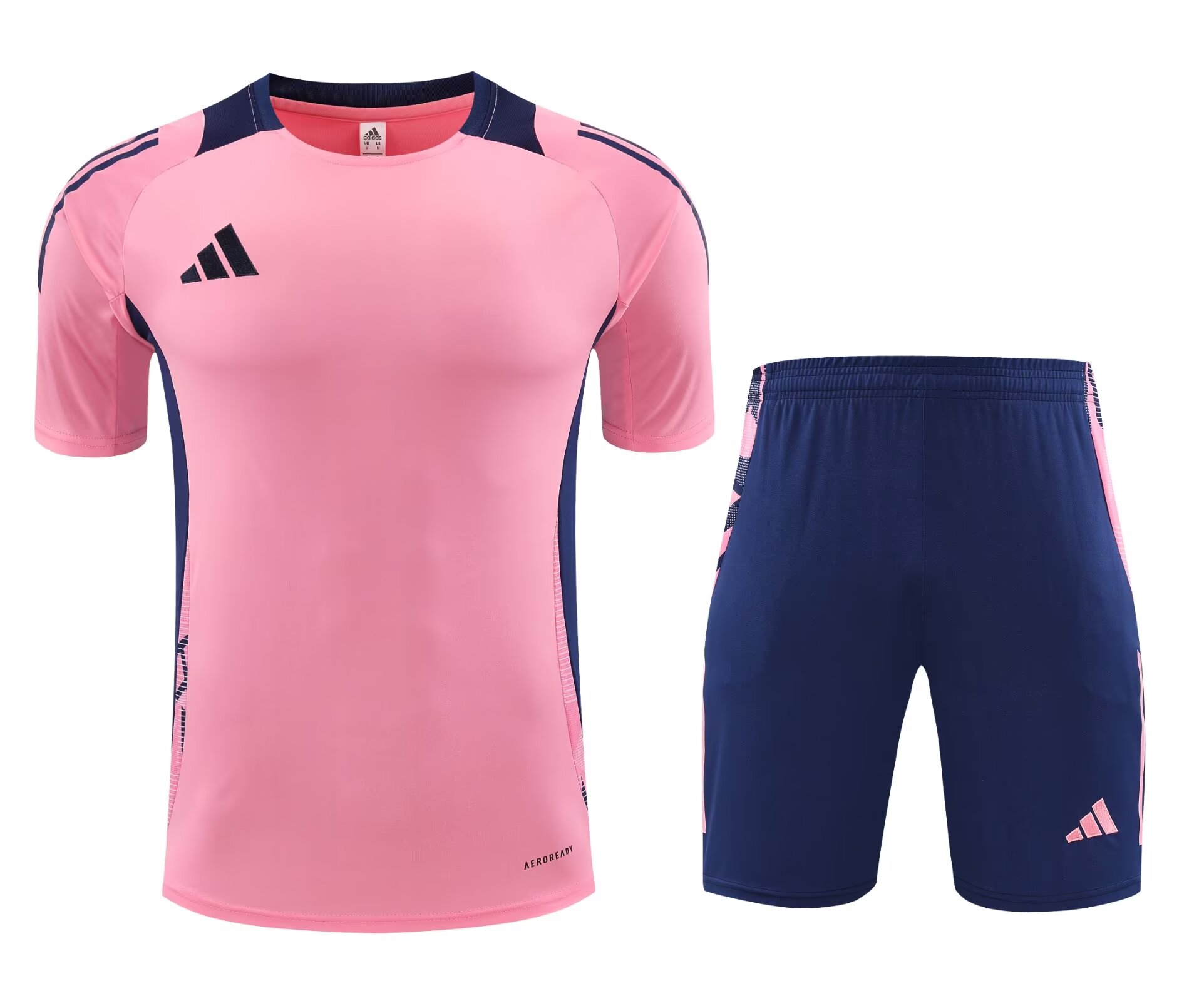 2024/25 Adida Pink Shorts-Sleeve Thailand Soccer Uniform-418