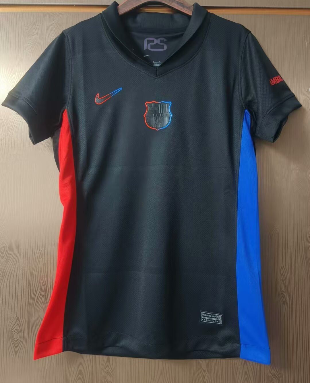 2024/25 Blank Version Barcelona Away Black Thailand Women Soccer Jersey AAA-JJ