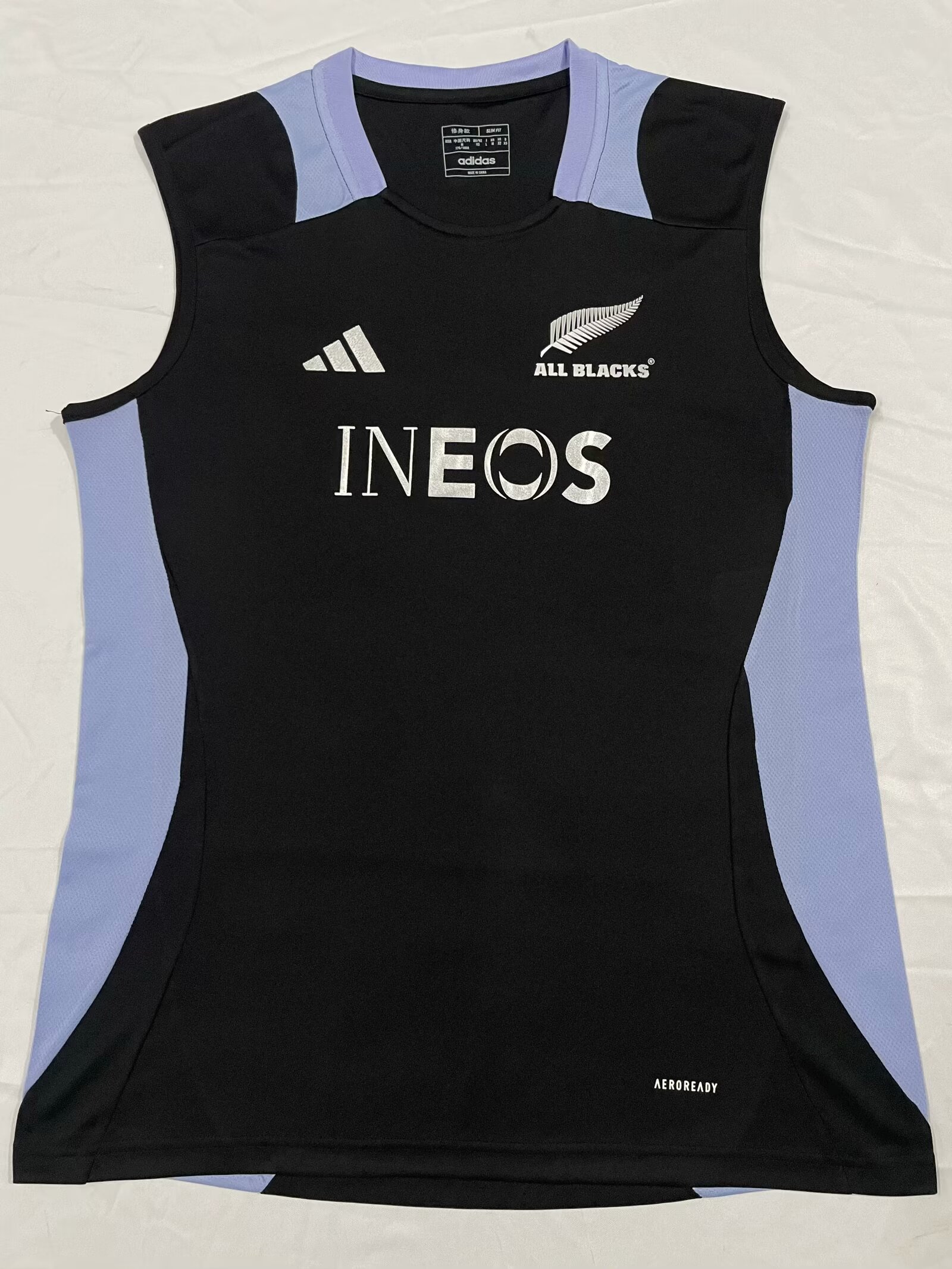 2024/25 All Black Black Thailand Rugby Vest-805