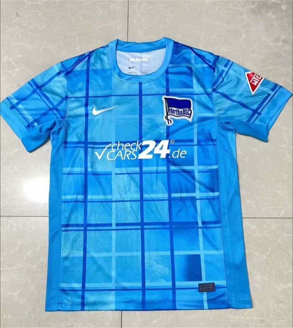 2024-25 Hertha BSC 3nd Away Blue Thailand Soccer Jersey AAA-95