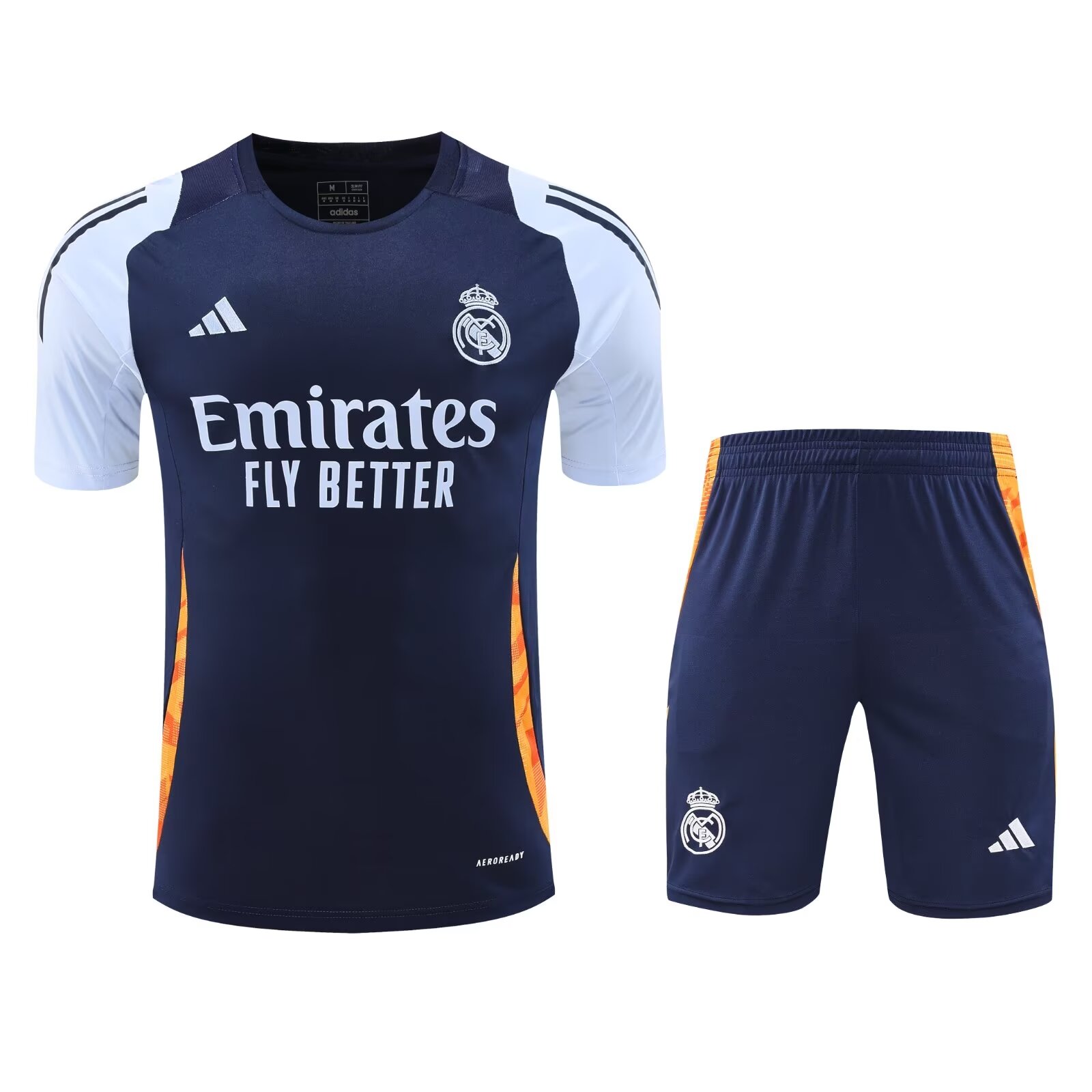 2024-25 Real Madrid Royal BlueThailand Soccer Training Uniform-418