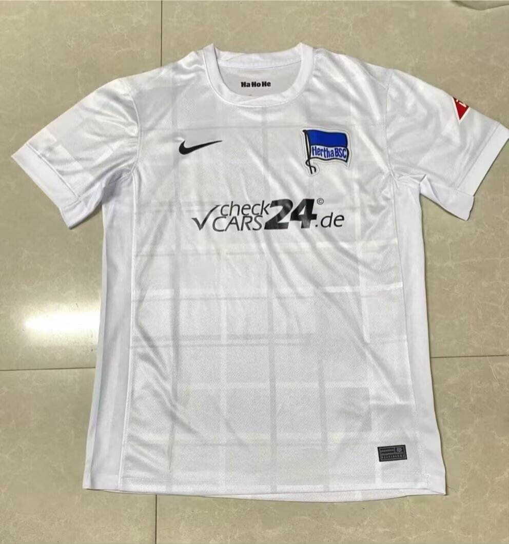 2024-25 Hertha BSC 4nd Away White Thailand Soccer Jersey AAA-95