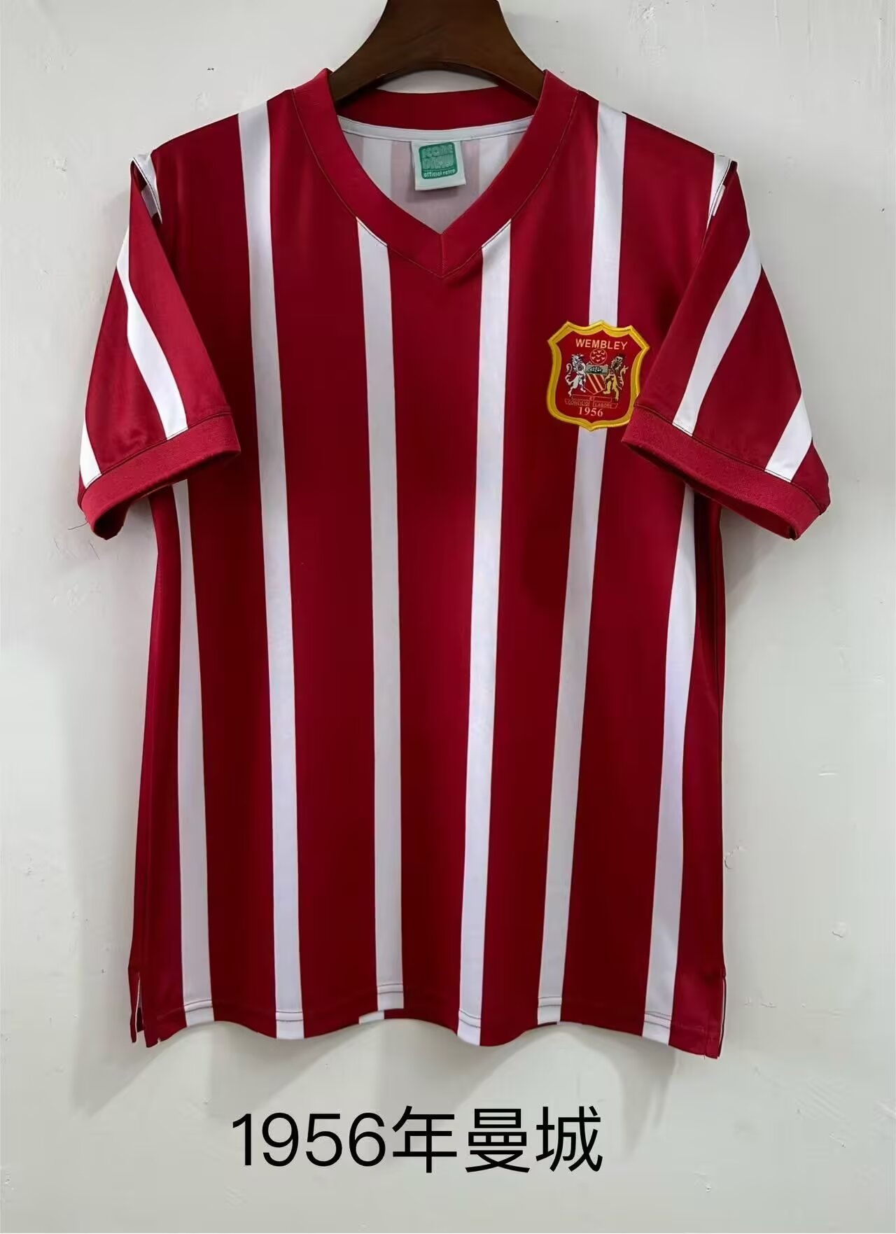 1956 Retro Version Manchester City Red Thailand soccer jersey AAA-709