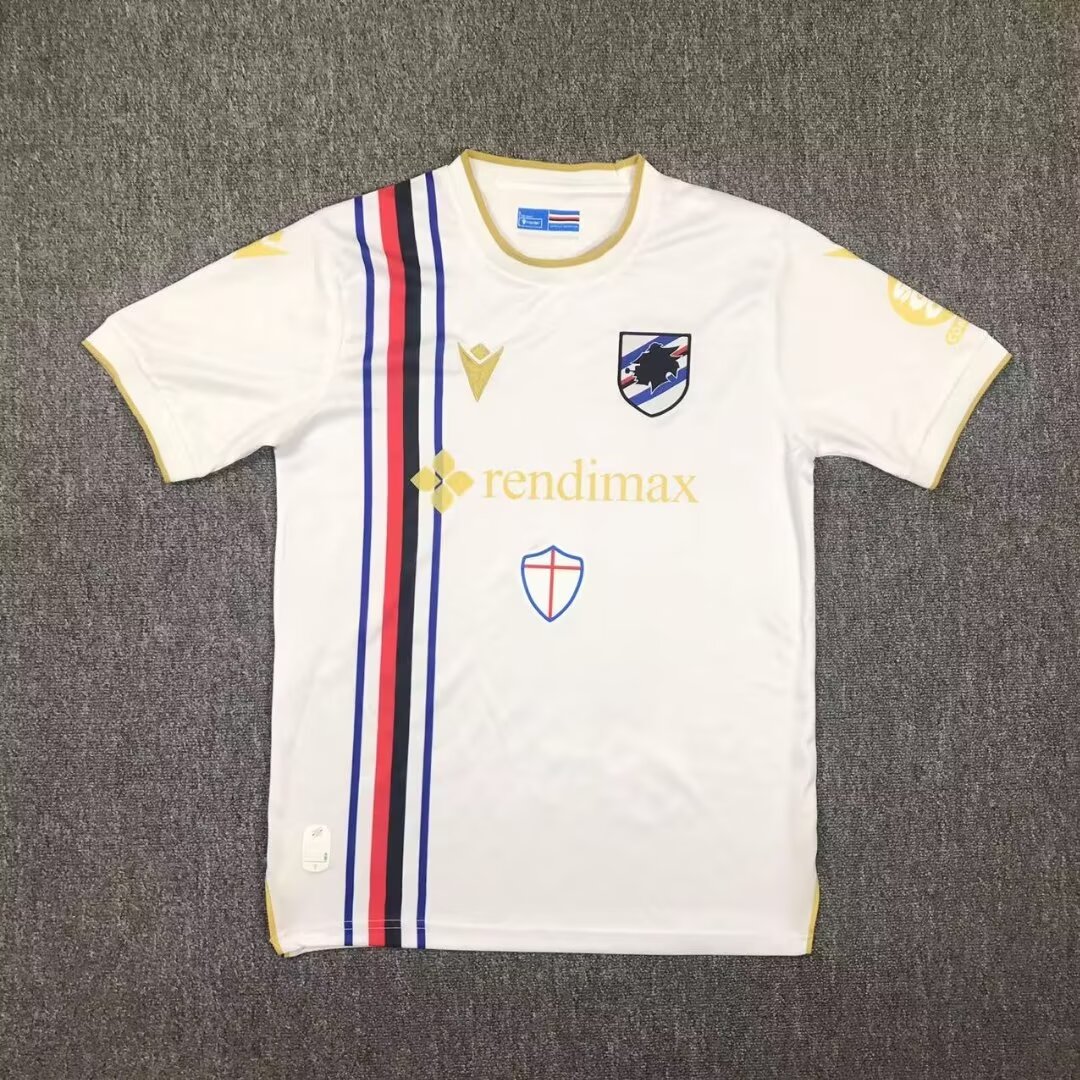 2024/25 UC Sampdoria Away White Thailand Soccer Jersey-417