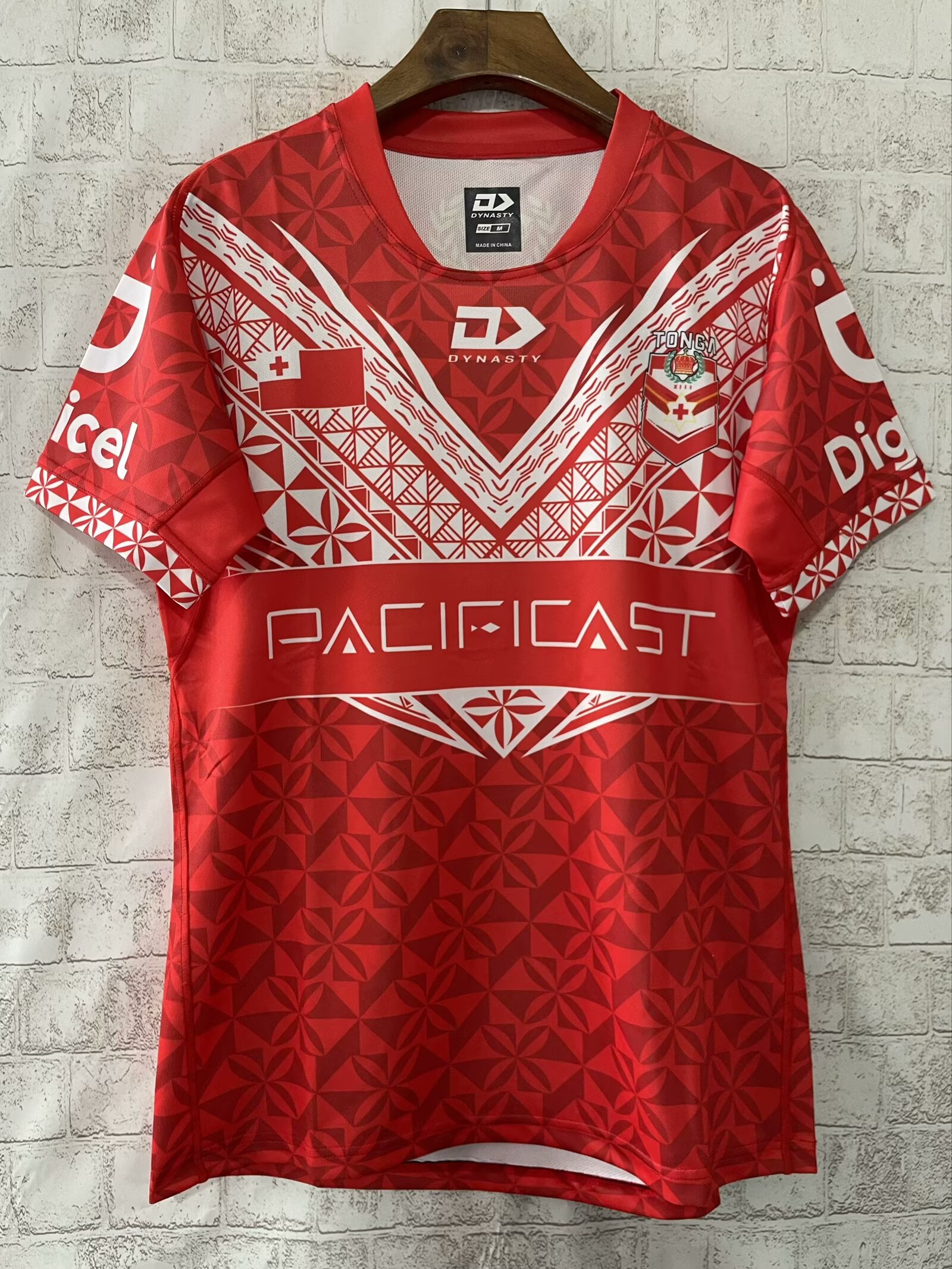 2024/25 Tonga Home Red Thailand Rugby Shirts-805