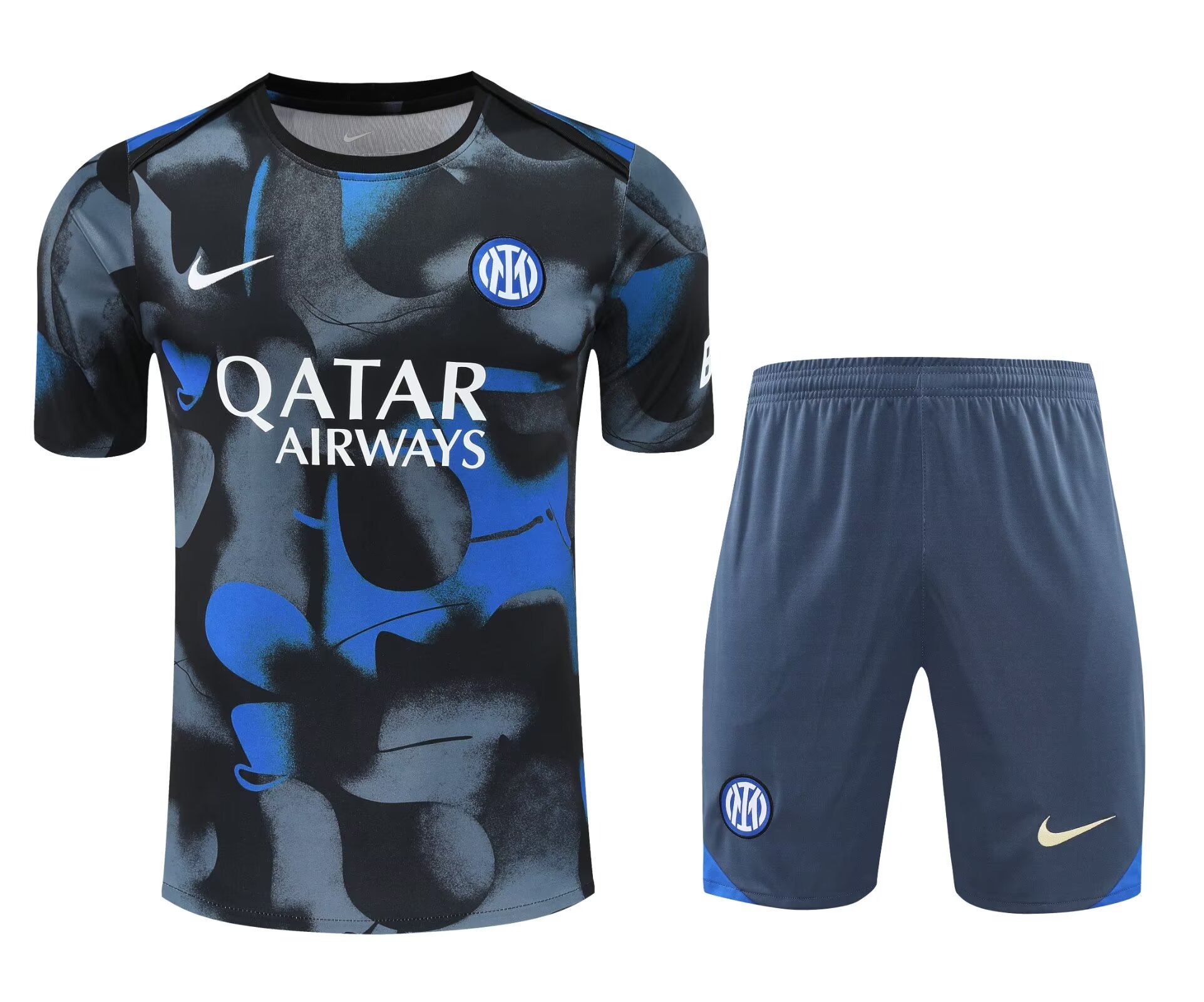 2024/25 Inter Milan Blue & Black Thailand Soccer Training Uniform-418