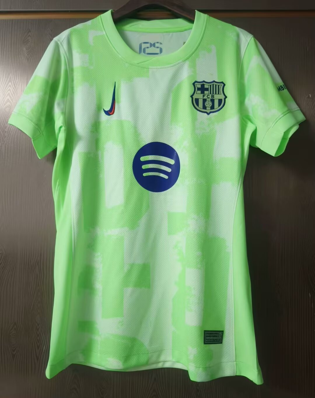 2024/25 Blank Version Barcelona 2nd Away Green Thailand Women Soccer Jersey AAA-JJ/SH