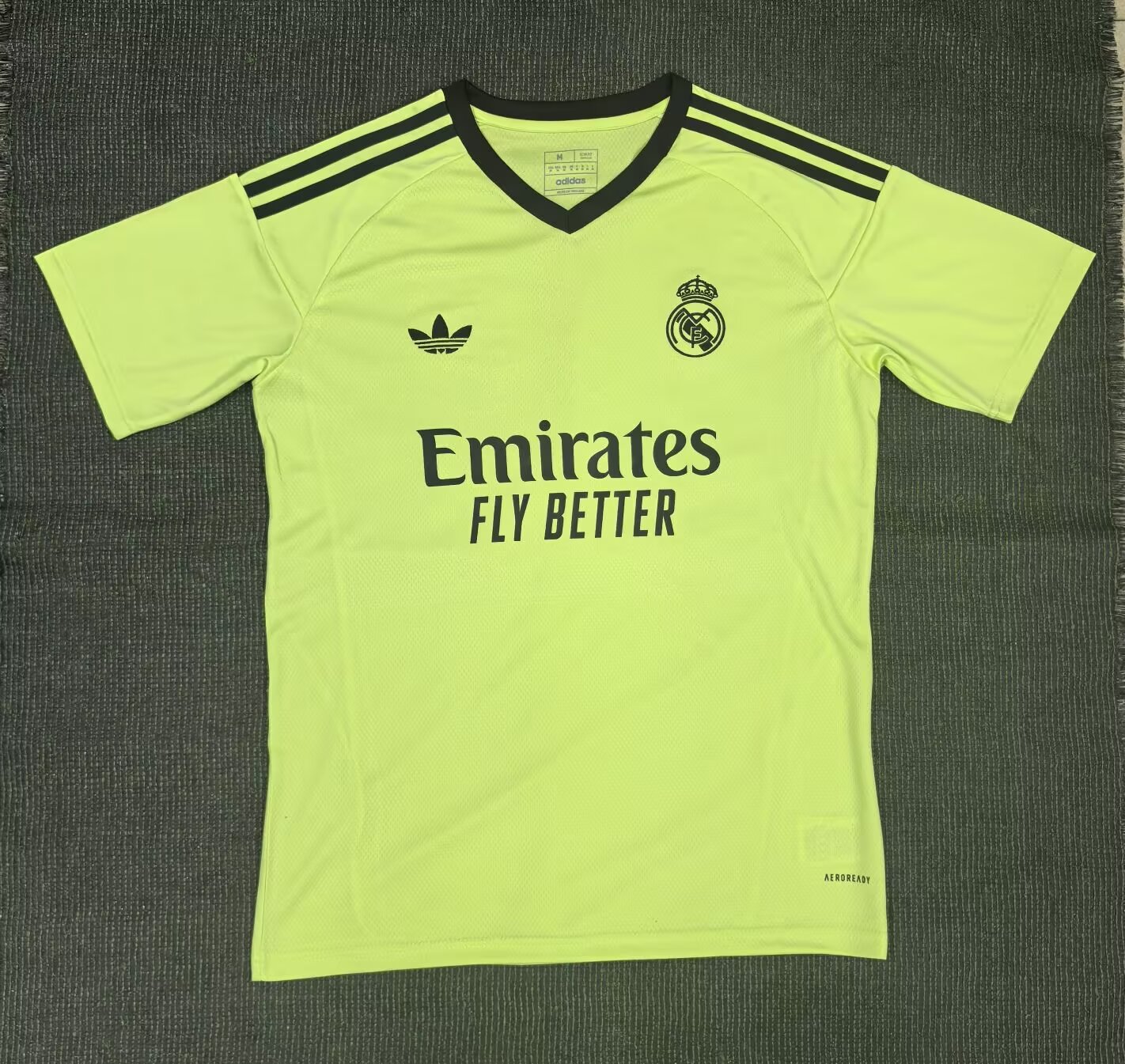 2024/25 Real Madri Goalkeeper Green Thailand Soccer Jersey AAA-416