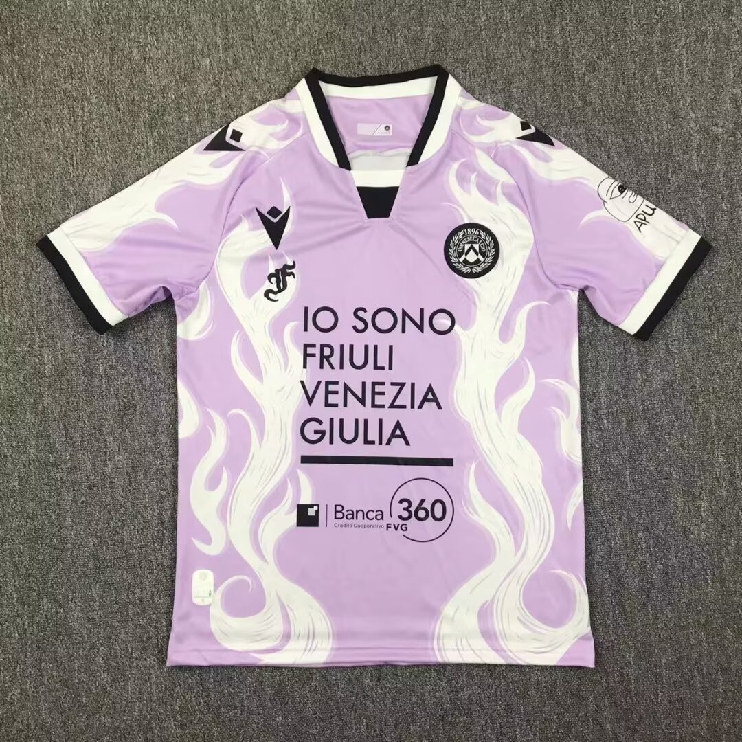 2024/25 Udinese Calcio 2nd Away Purple Thailand Soccer Jersey AAA-417