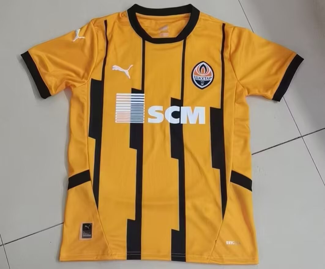 2024/25 FC Shakhtar Donetsk Home Yellow Soccer Jersey AAA-417