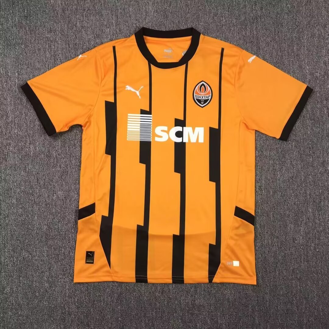 2024/25 FC Shakhtar Donetsk Home Yellow Soccer Jersey AAA-417