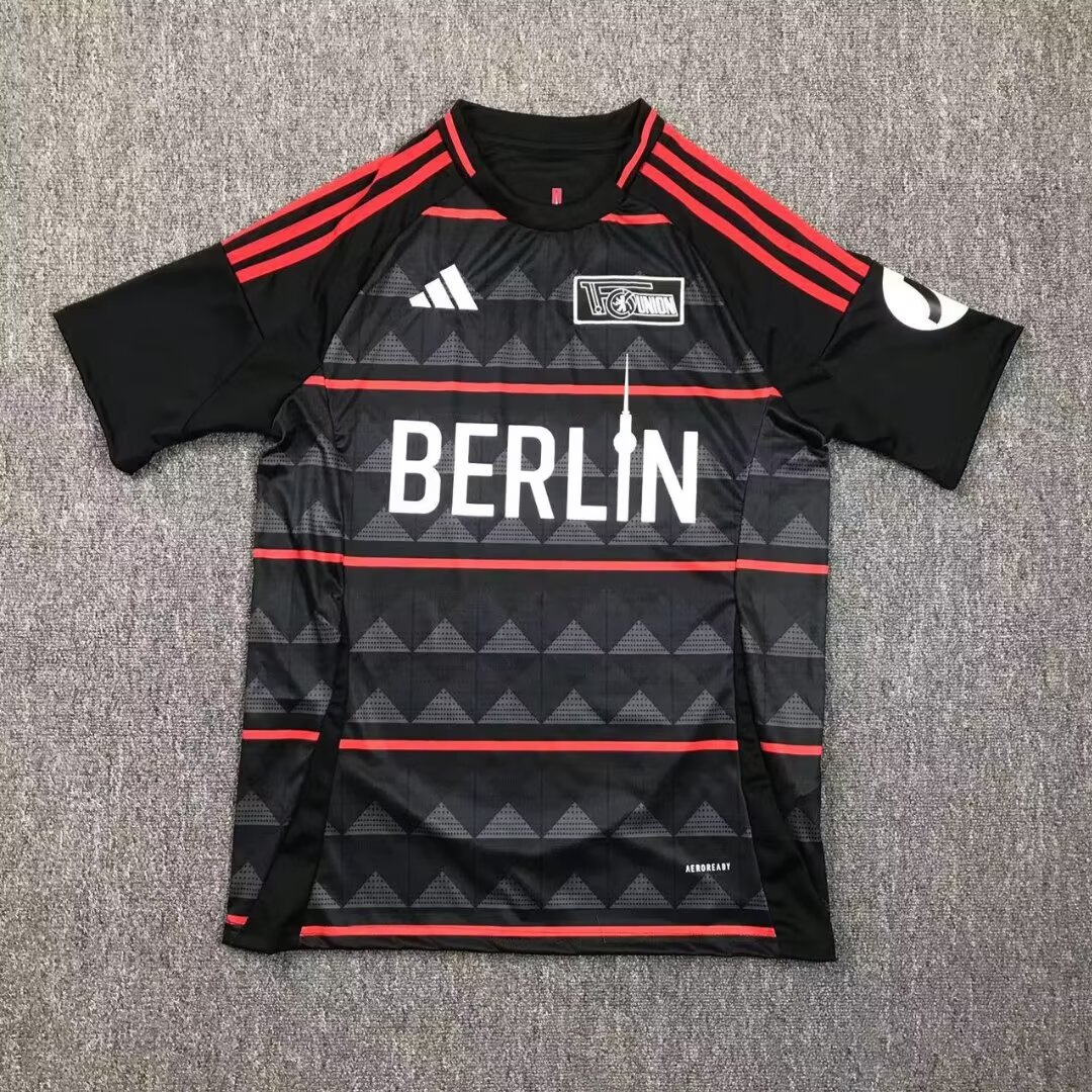 2024/25 Union Berlin Away Black & Gray Thailand Soccer Jersey AAA-95/417