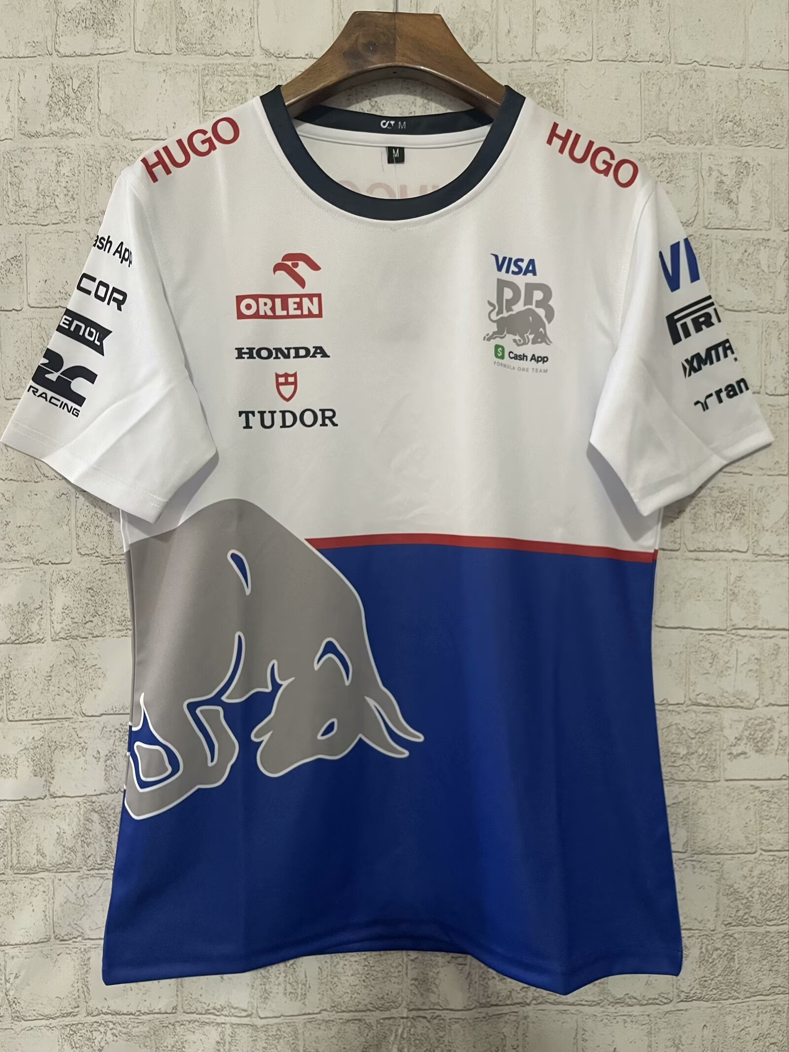 2024 #F1 Red Bull White & Blue Thailand Rugby Shirts-805