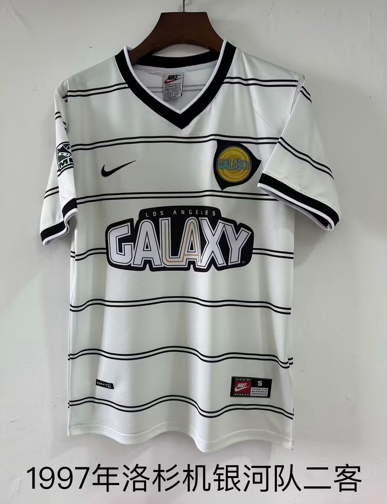 1997 Retro Version Los Angeles Galaxy 2nd Away White Thailand Soccer Jersey AAA-709