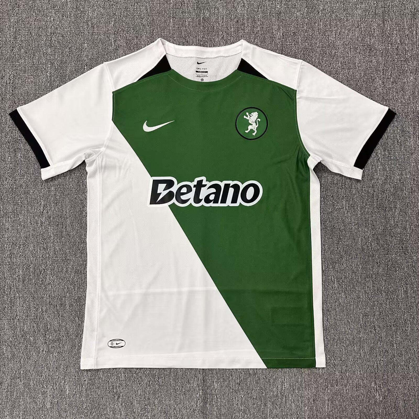 100th Version 2024/25 Sporting Lisbon White & Green Thailand Soccer Jersey AAA-522/510/416